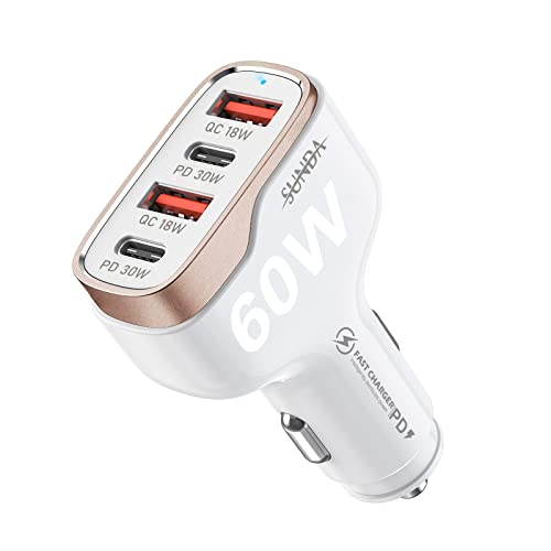SUNDA 60W USB C Fast Car Charger SUNDA 60W USB C Fast Car Charger