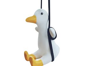 Swing Duck Car Hanging Ornament Cute Swing Duck Car Pendant Swing Duck Car Decoration Rearview Mirror Accessories Car Rearview Mirror women Car Interior Accessories (Cute Duck)