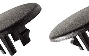 2pcs Armrest Cover Cap for 07-19 Chevy Tahoe Suburban Yukon Cadillac Escalade Seat Parts Replacement OEM GM 15279690 Rear Bucket Seats Arm Rest Handle Trim Bolt Vehicle Accessories (Black)