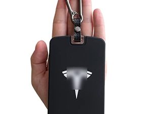 TANDRIVE Silicone Key Card Holder Case Compatible with Tesla Model 3 and Model Y,Key Protector Cover Accessories Including Key Chain