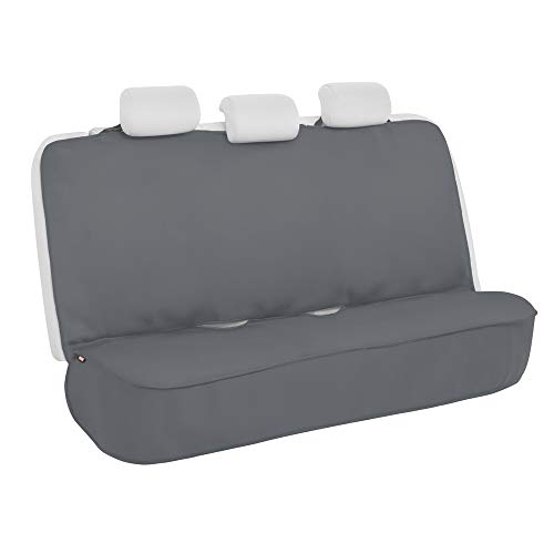 Motor Trend AquaShield Gray Waterproof Rear Bench Car Seat Cover – Padded Neoprene Back Seat Cover for Cars Motor Trend AquaShield Gray Waterproof Rear Bench Car Seat Cover – Padded Neoprene Back Seat Cover for Cars
