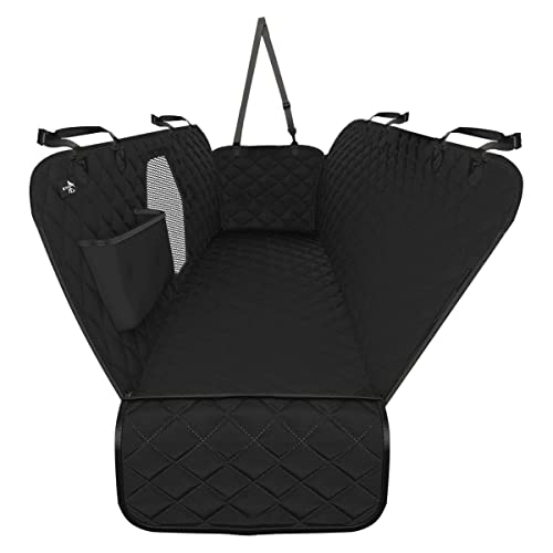 Active Pets Back Seat Cover for Dogs - Standard Dog Hammock for Car w/ Mesh Window - Non-Slip Active Pets Back Seat Cover for Dogs - Standard Dog Hammock for Car w/ Mesh Window - Non-Slip