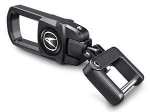 OPQJBK Metal Car Keychain Keyring with Logo Compatible with