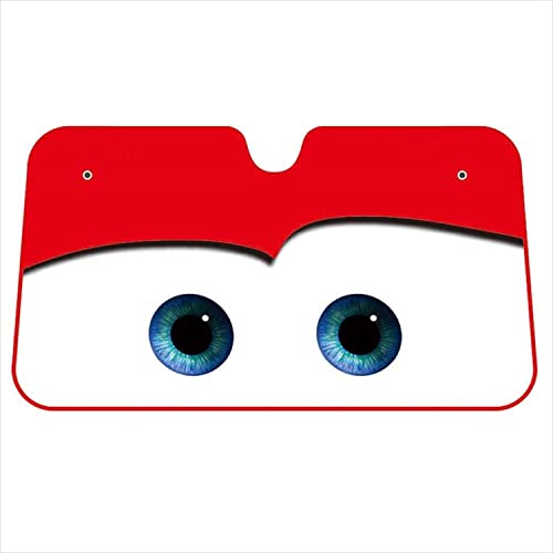 DPIST Red Eyes Car Windshield Sun Shade Universal Fit Car Sunshade-Keep Your Vehicle Cool. UV Sun and Heat Reflector DPIST Red Eyes Car Windshield Sun Shade Universal Fit Car Sunshade-Keep Your Vehicle Cool. UV Sun and Heat Reflector