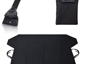 EcoNour Scraper with Snow Cover Standard | Winter Car Essentials for Any Weather | Winter Car Kit for Snow