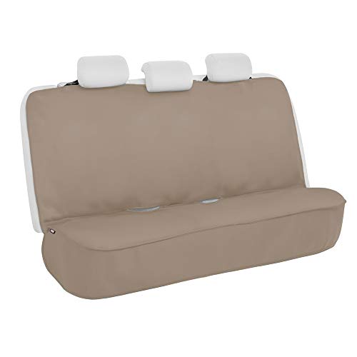 Motor Trend AquaShield Beige Waterproof Rear Bench Car Seat Cover – Padded Neoprene Back Seat Cover for Cars Motor Trend AquaShield Beige Waterproof Rear Bench Car Seat Cover – Padded Neoprene Back Seat Cover for Cars
