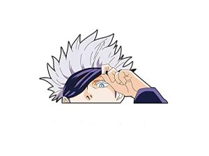 Gojo Satoru Car Stickers for Jujutsu Kaisen Anime Decals Laptop Car Windwo Bumper Car Stickers