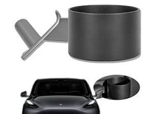 Tesla Cup Holder Model Y Model 3 Accessories Car Cup Holder Expander 2021 2022 Insert for Automotive Bottle Door Organizer with Coasters Simple Installation32 (Left)