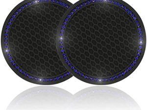 Yousheng 2PCS Bling Car Cup Coaster