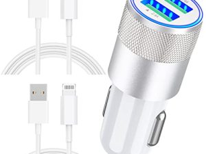 [Apple MFi Certified] iPhone Car Charger