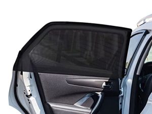 2Pack Large Size Super Elastic 42" to 53" Car Window Sunshades