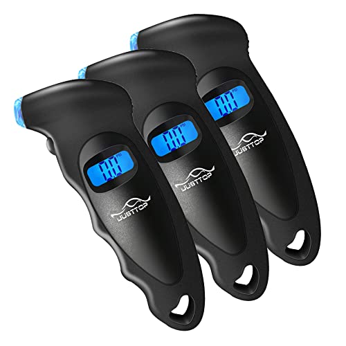 JUSTTOP 3 Pack Digital Tire Pressure Gauge JUSTTOP 3 Pack Digital Tire Pressure Gauge