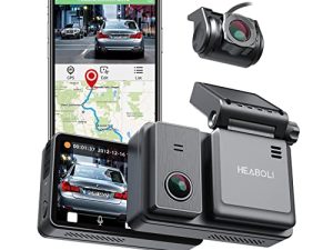Heaboli 4K Dual Dash Cam Front and Rear
