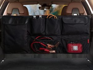 Lusso Gear Hanging Car Trunk Organizer Cargo Storage for Truck