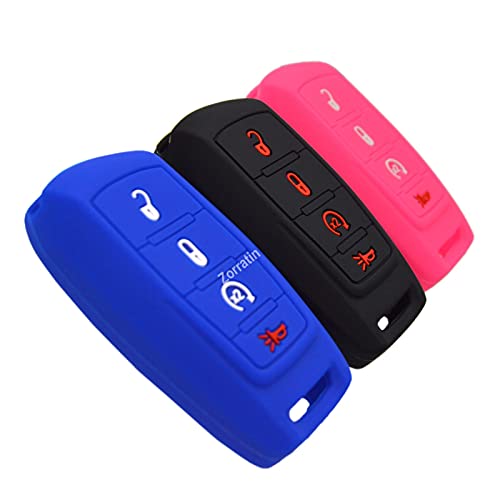Zorratin Silicone Remote Key Fob Cover Protector for Ram 1500 2500 3500 2019 2020 2021 2022 4 buttons key Zorratin Silicone Remote Key Fob Cover Protector for Ram 1500 2500 3500 2019 2020 2021 2022 4 buttons key