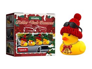 Christmas Car Rubber Duck Ornament Duck
