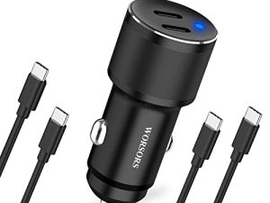 Dual USB C Car Charger