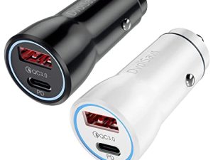 2-Pack USB C Car Charger