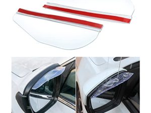 2Pcs Rear View Mirror Rain Visor Guard