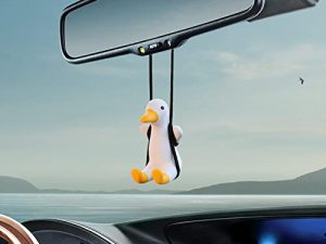VARGTR Super Cute Swing Duck Car Pendant