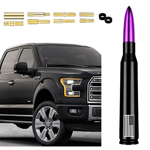 American Flag Car Bullet Antenna American Flag Car Bullet Antenna
