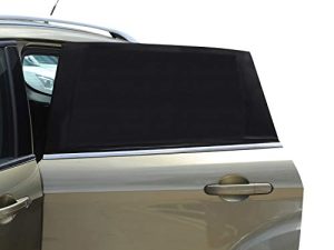 Car Window Sun Shade - 2 Pack Breathable Mesh Car Rear Side Window Shade Sunshade UV Protection for Baby Family Pet