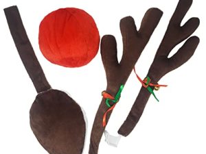 KOVOT Reindeer Car Set: Includes Car Jingle Bell Antlers Antlers