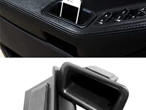 Vesul Front Row Door Side Storage Box Compatible with Ford Explorer 2011 2012 2013 2014 2015 Armrest Phone Container Door Organizer Handle Pocket ABS Tray Insert Glove Pallet…