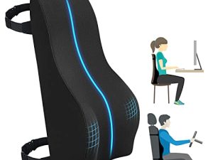 Lumbar Support Pillow for Office Chair - Lumbar Support Pillow for Car -Memory Foam Lumbar Pillow for Upper