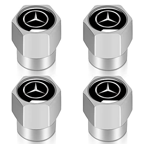 for Mercedes-Benz Valve stem Cover Suitable for Mercedes-Benz CESM CLK GLK GL AB AMG GLS GLE AMG Series tire Valve stem Cover Accessory 4 Pieces Silver,This Valve Cover is not Made by Mercedes-Benz for Mercedes-Benz Valve stem Cover Suitable for Mercedes-Benz CESM CLK GLK GL AB AMG GLS GLE AMG Series tire Valve stem Cover Accessory 4 Pieces Silver,This Valve Cover is not Made by Mercedes-Benz