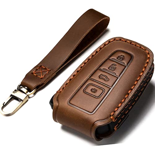 ZiHafate Dedicated Car Key Fob Cover Case Suit for Keyless Distant Control (an-Brown) ZiHafate Dedicated Car Key Fob Cover Case Suit for Keyless Distant Control (an-Brown)