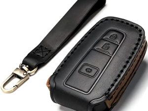 ZiHafate Car Key Fob Cover Case Compatible with Toyota Keyless Remote Control 2022、2021、2020、2019、2018、2017、2016 RAV4 Camry Corolla Avalon Tacoma Highlander 4Runner Tundra Prius Prado etc.(BN-Black) …