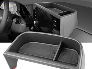 Ecarzo Center Console Dash Storage Tray for 2021 2022 Toyota Sienna Dashboard Organizer Insert Sunglass Holder Container Accessories