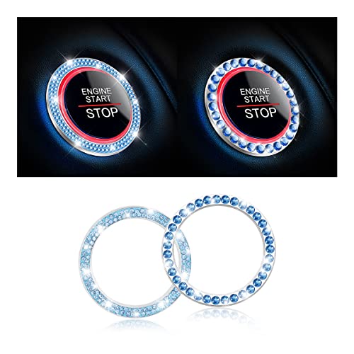 Car Bling Crystal Rhinestone Engine Start Ring Stickers Car Bling Crystal Rhinestone Engine Start Ring Stickers