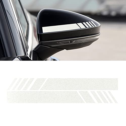 SINGARO Car Rear View Mirror Stickers Decor Car Body Sticker Vinyl 4pcs (Sliver) SINGARO Car Rear View Mirror Stickers Decor Car Body Sticker Vinyl 4pcs (Sliver)