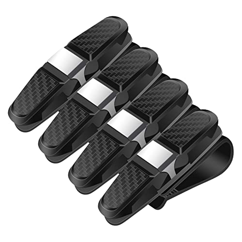 4 Pieces Sunglasses Holder for Car Sun Visor 4 Pieces Sunglasses Holder for Car Sun Visor