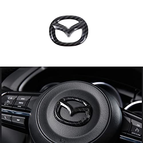 MAXDOOL Red Steering Wheel Cover Sticker Sequins Frame Trim for Mazda 3 6 CX-3 CX-5 CX-9 Interior Accessories(Carbon Fiber) MAXDOOL Red Steering Wheel Cover Sticker Sequins Frame Trim for Mazda 3 6 CX-3 CX-5 CX-9 Interior Accessories(Carbon Fiber)