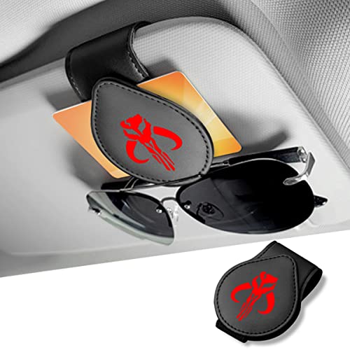 Fit Star Wars Mandalorian Sunglass Holder Clip for Car Sun Visor Leather Glasses Hanger Clip Car Sun Visor Organizer Clip for Star Wars Mandalorian Car Accessories (Fit Mandalorians) Fit Star Wars Mandalorian Sunglass Holder Clip for Car Sun Visor Leather Glasses Hanger Clip Car Sun Visor Organizer Clip for Star Wars Mandalorian Car Accessories (Fit Mandalorians)