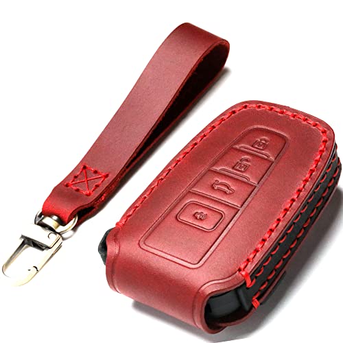 ZiHafate Car Key Fob Cover Case Compatible with Toyota Keyless Remote Control 2022、2021、2020、2019、2018、2017、2016 RAV4 Camry Corolla Avalon Tacoma Highlander 4Runner Tundra Prius Prado etc.(AN-Red)… ZiHafate Car Key Fob Cover Case Compatible with Toyota Keyless Remote Control 2022、2021、2020、2019、2018、2017、2016 RAV4 Camry Corolla Avalon Tacoma Highlander 4Runner Tundra Prius Prado etc.(AN-Red)…