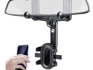 Rearview Mirror Phone Holder for Car