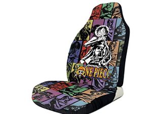 JuliaJOwens Anime Car Seat Cover Vehicle Seat Car Seat Protector Universal Type Car Cushion Cover Car Seat Cover Suitable for Most Cars Black