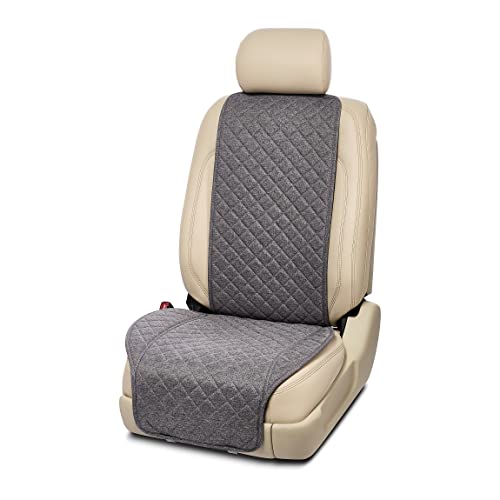 IVICY Linen Car Seat Cover for All Seasons Soft & Breathable Front Premium Covers with Non-Slip Protector Universal Fits Most Automotive IVICY Linen Car Seat Cover for All Seasons Soft & Breathable Front Premium Covers with Non-Slip Protector Universal Fits Most Automotive
