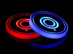 LED Car Cup Holder Lights