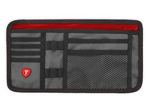 Firestone Car Sun Visor Organizer | 8 Compartment Car Organizer for Visor | Car and Truck Organizer with Holder and Slots for Sunglasses