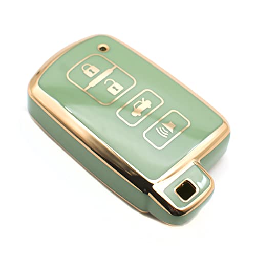 FEYOUN Key Fob Cover Compatible with Toyota Avalon Camry Corolla RAV4 Sequoia Highlander Smart 4 Buttons TPU Remote Keyless Key Fob Case Protection Shell Accessories FEYOUN Key Fob Cover Compatible with Toyota Avalon Camry Corolla RAV4 Sequoia Highlander Smart 4 Buttons TPU Remote Keyless Key Fob Case Protection Shell Accessories