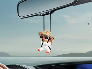 VARGTR Super Cute Swing Duck Car Pendant