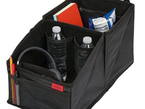 Lusso Gear Car Seat Organizer with Cup Holders for Front