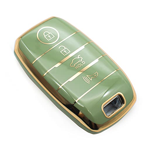FEYOUN Key Fob Cover Compatible with Kia Forte Koup NIRO Optima Rio Sorento Soul Sportage Smart 4 Buttons TPU Remote Keyless Key Fob Case Protection Shell Accessories FEYOUN Key Fob Cover Compatible with Kia Forte Koup NIRO Optima Rio Sorento Soul Sportage Smart 4 Buttons TPU Remote Keyless Key Fob Case Protection Shell Accessories