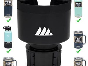 Integral Ultimate Expander Car Cup Holder - Adjustable Base - Expander & Organizer for Vehicles - Compatible with Coffee Mug