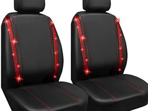 Tidodiusea Bling Car Seat Covers Two Front Seat